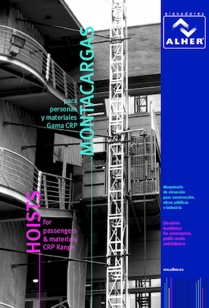 Ascenseurs industriels Elevadores Alher T2-CRP	