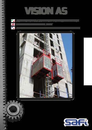 Ascenseurs industriels Safi VISION AS 1000
