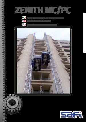Ascenseurs industriels Safi ZENITH MC/PC