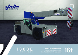 Grues mobiles industrielles Valla 160 SE