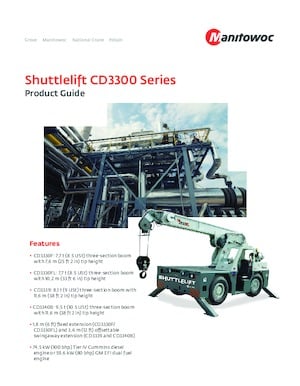 Grues mobiles industrielles Shuttlelift 3340 B