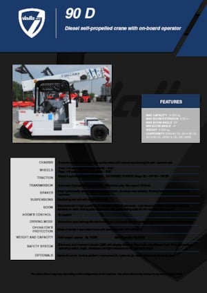 Grues mobiles industrielles Valla 90 D 