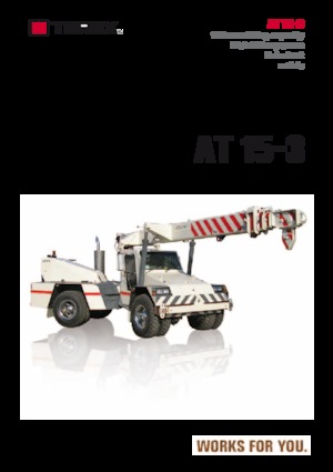 Grues mobiles industrielles Franna AT 15-3