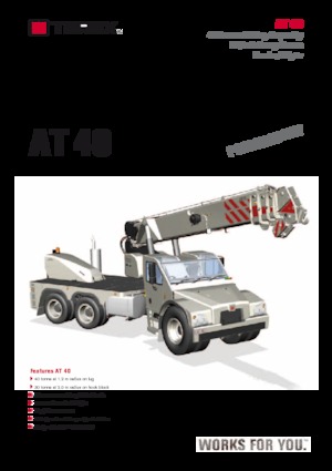 Grues mobiles industrielles Franna AT 40
