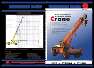 Grues mobiles industrielles Escorts F 20