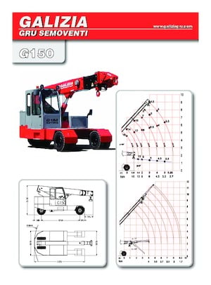 Grues mobiles industrielles Galizia G 150