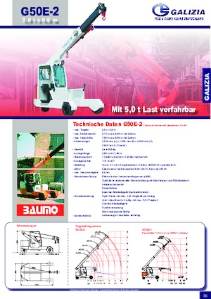 Grues mobiles industrielles Galizia G 50 E 2
