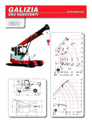 Grues mobiles industrielles Galizia G 90