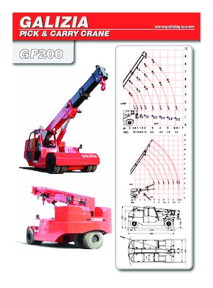 Grues mobiles industrielles Galizia GF 200