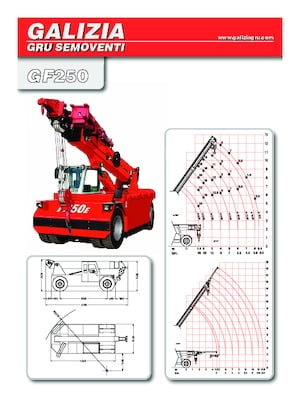 Grues mobiles industrielles Galizia GF 250