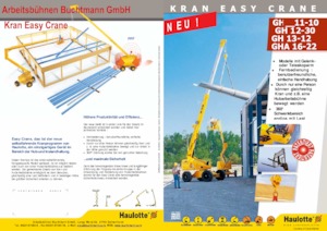 Grues mobiles industrielles Haulotte GHA 16-22