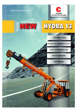 Grues mobiles industrielles Escorts Hydra 13