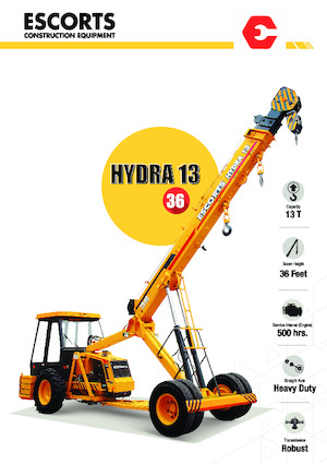 Grues mobiles industrielles Escorts Hydra 1336