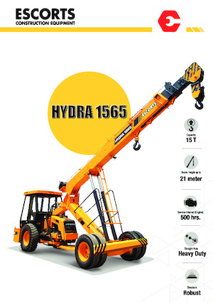 Grues mobiles industrielles Escorts Hydra 1565
