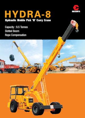 Grues mobiles industrielles Escorts Hydra 8
