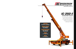 Grues mobiles industrielles Broderson IC-250