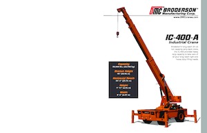 Grues mobiles industrielles Broderson IC-400