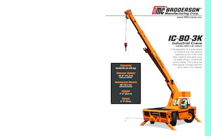 Grues mobiles industrielles Broderson IC-80
