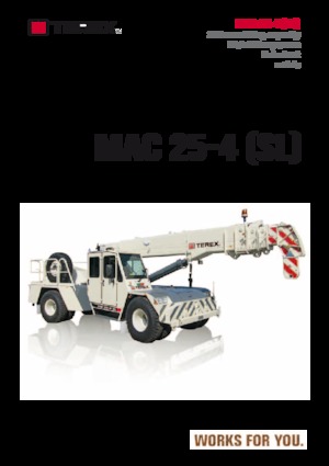 Grues mobiles industrielles Franna MAC 25-4
