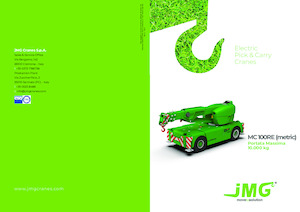 Grues mobiles industrielles JMG MC 100RE