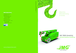 Grues mobiles industrielles JMG MC 130S