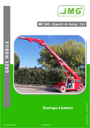 Grues mobiles industrielles JMG MC 160