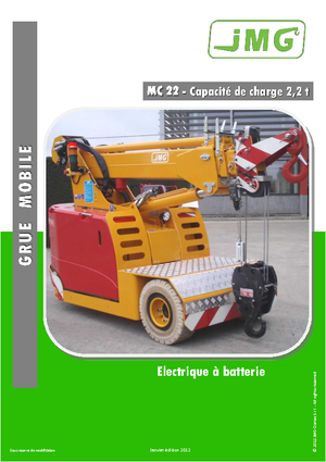Grues mobiles industrielles JMG MC 22