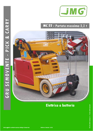 Grues mobiles industrielles JMG MC 22