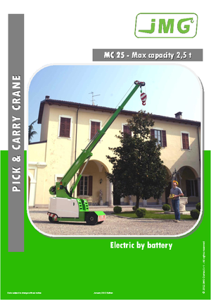 Grues mobiles industrielles JMG MC 25