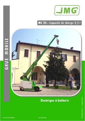 Grues mobiles industrielles JMG MC 25