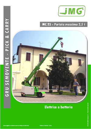 Grues mobiles industrielles JMG MC 25