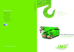 Grues mobiles industrielles JMG MC 250S