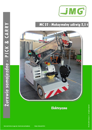 Grues mobiles industrielles JMG MC 32