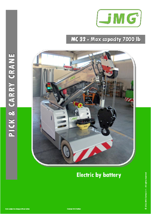 Grues mobiles industrielles JMG MC 32