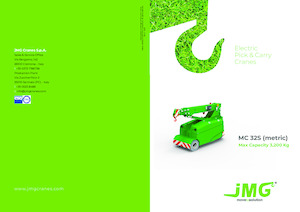 Grues mobiles industrielles JMG MC 32S