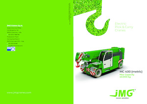 Grues mobiles industrielles JMG MC 400S