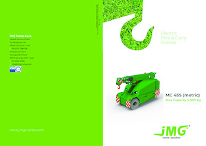 Grues mobiles industrielles JMG MC 45S