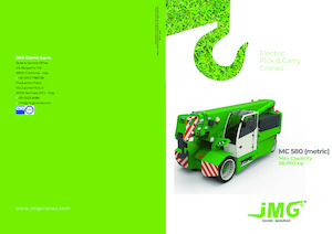 Grues mobiles industrielles JMG MC 580 
