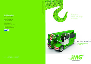 Grues mobiles industrielles JMG MC 580 