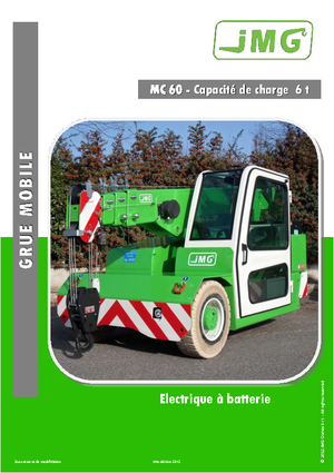 Grues mobiles industrielles JMG MC 60