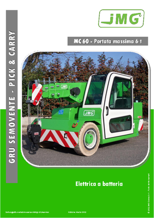 Grues mobiles industrielles JMG MC 60