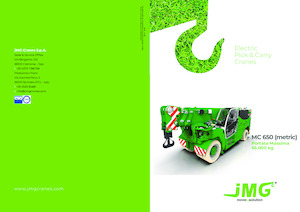 Grues mobiles industrielles JMG MC 650