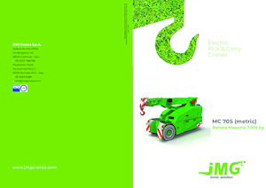 Grues mobiles industrielles JMG MC 70S