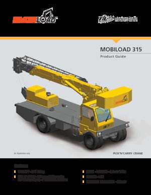 Grues mobiles industrielles Til MOBILOAD 315