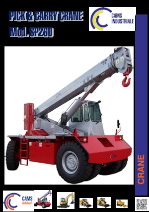 Grues mobiles industrielles Cams SP260