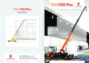 Grues mobiles industrielles Escorts TRX 1550 Plus
