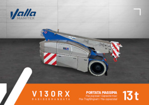 Grues mobiles industrielles Valla V130RX