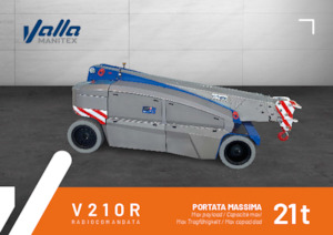 Grues mobiles industrielles Valla V210R