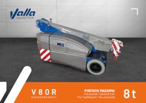 Grues mobiles industrielles Valla V80R