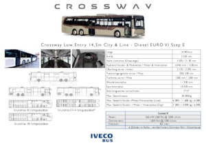 Autobus interurbains Iveco Crossway LE Line 14,5m 